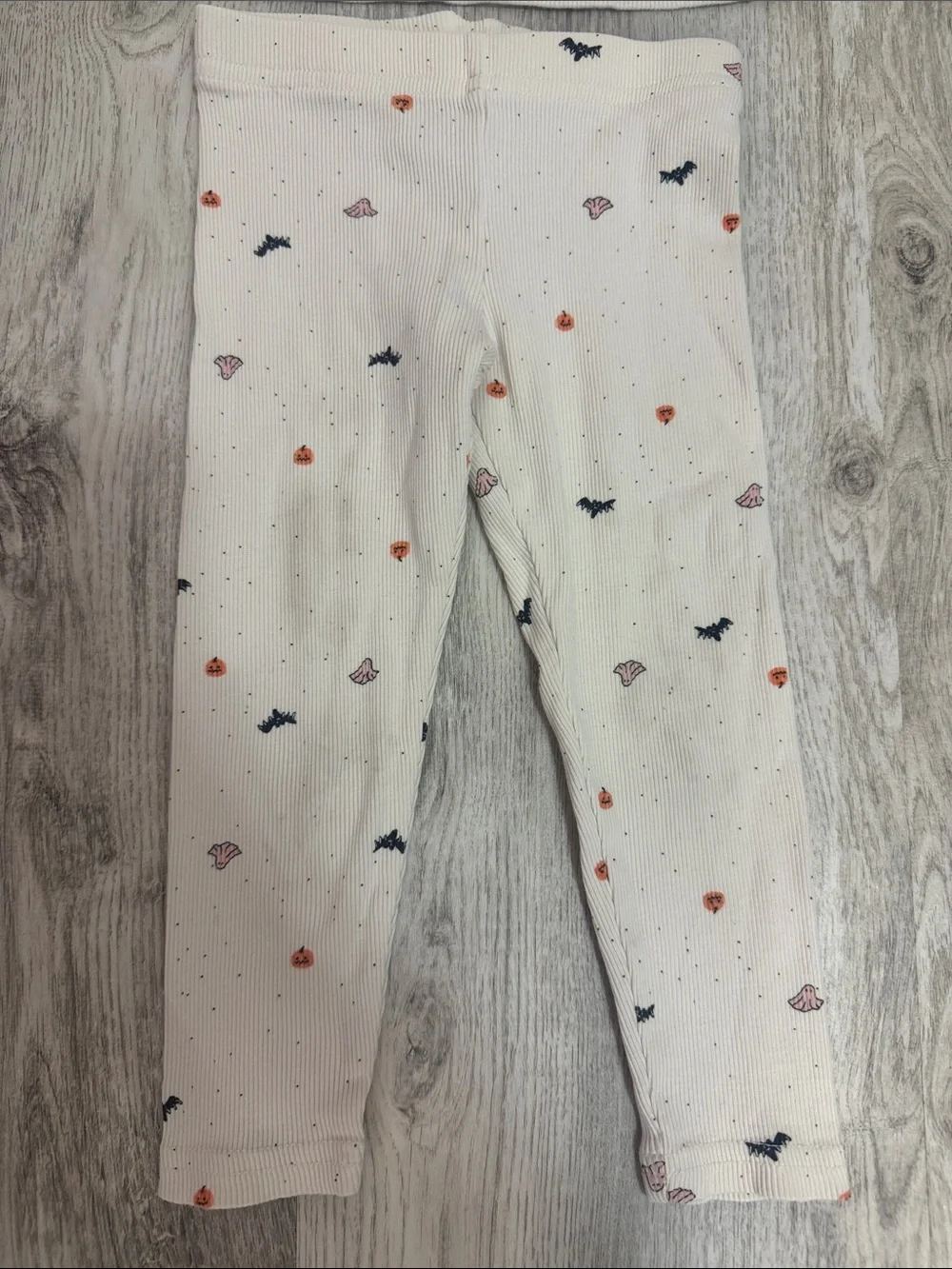 Carter's Cream Pajama Set with Pink HEY BOO Lettering
